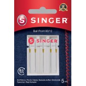 SINGER Ball Point Needles, 5 pcs