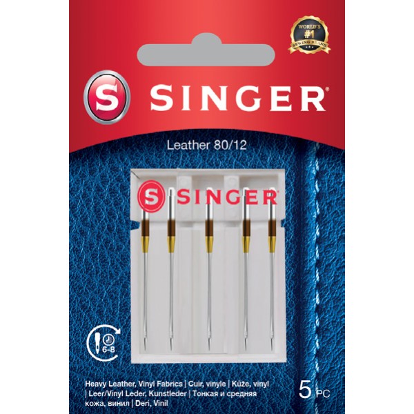 SINGER Leather Needles, 5 pcs | SiuvimoManija.lt | Sewing machines in Lithuania