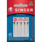 SINGER Microtex Needles, 5 pcs