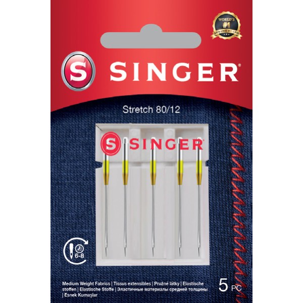 SINGER Stretch Needles, 5 pcs | SiuvimoManija.lt | Sewing machines in Lithuania