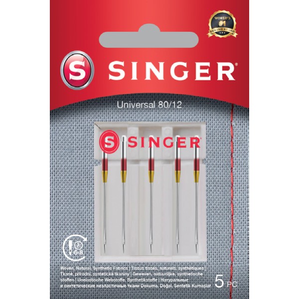 SINGER Universal Needles, 5 pcs | SiuvimoManija.lt | Sewing machines in Lithuania