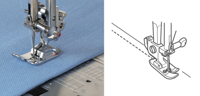 Elna straight stitch foot
