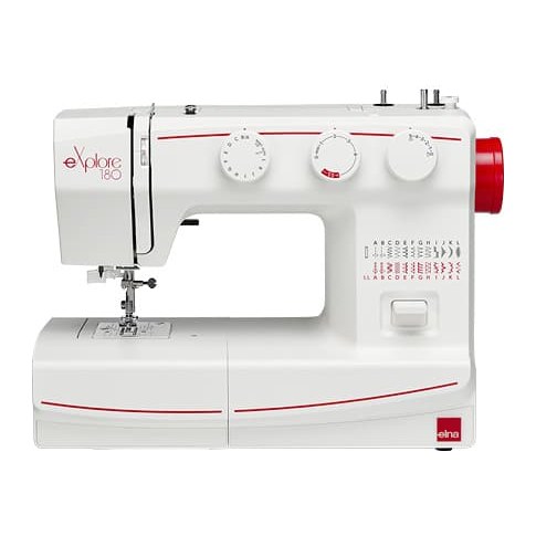 ELNA eXplore 180 sewing machine, front view
