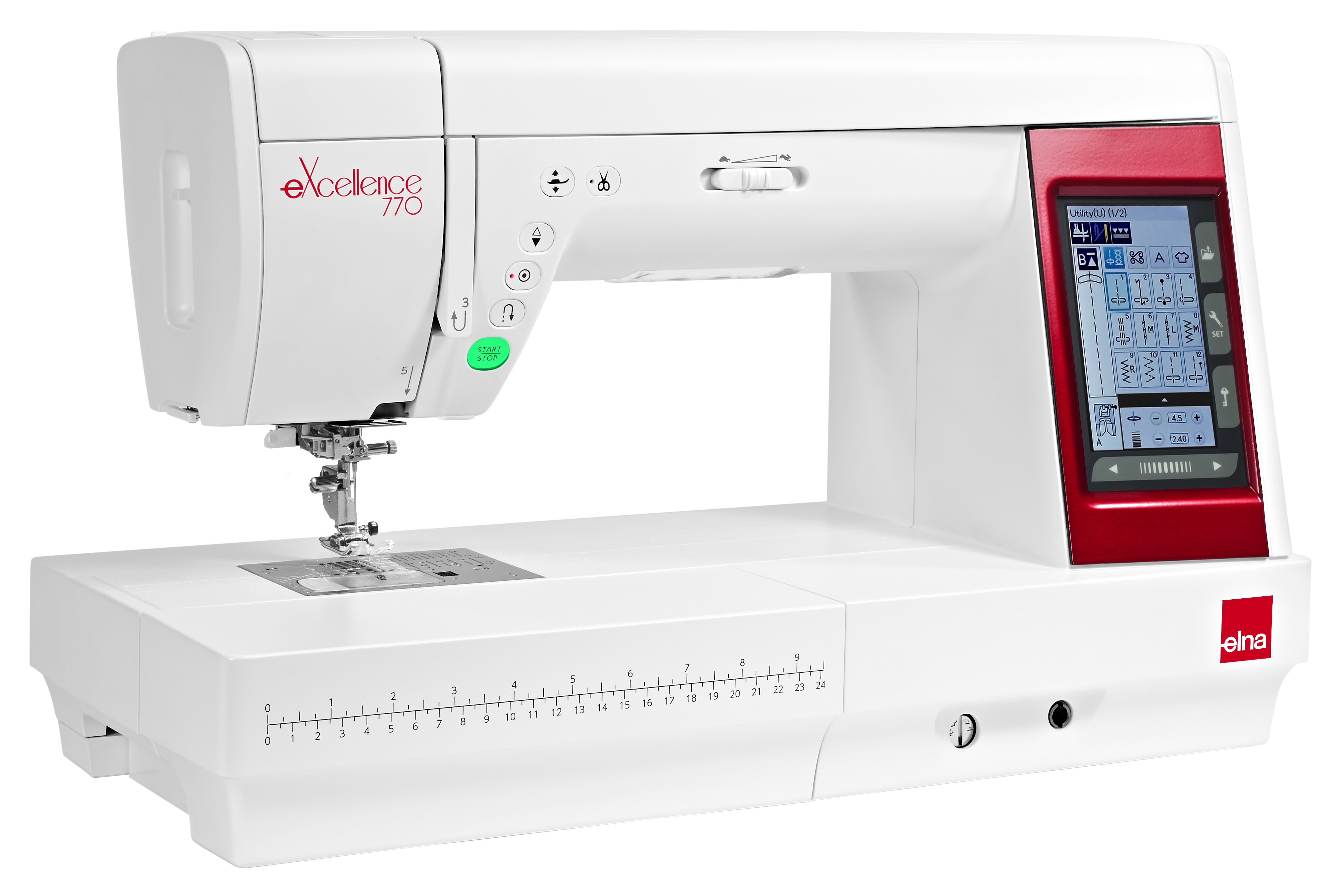 Elna eXcellence 770 valdymas