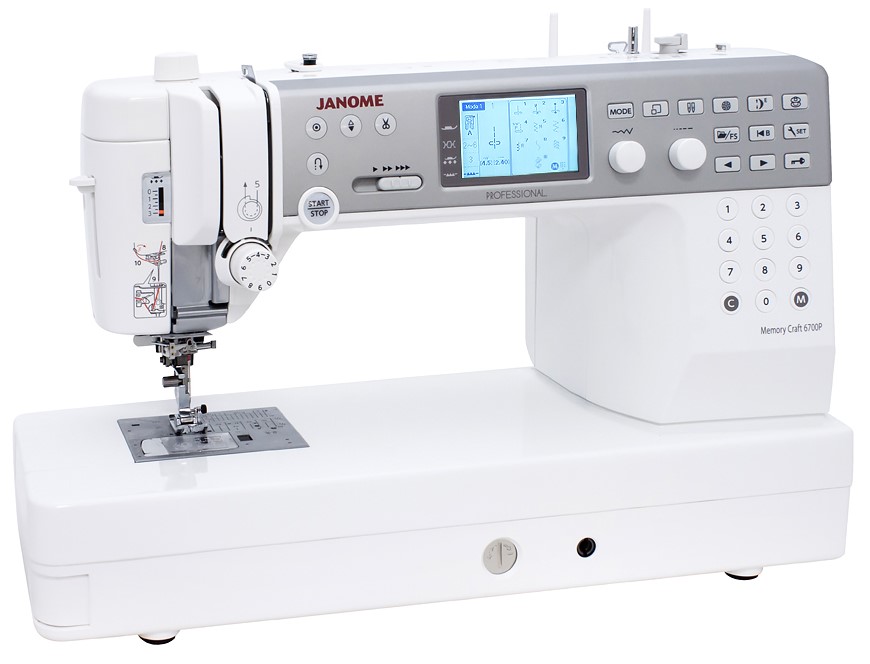 JANOME Memory Craft 6700P sewing machine