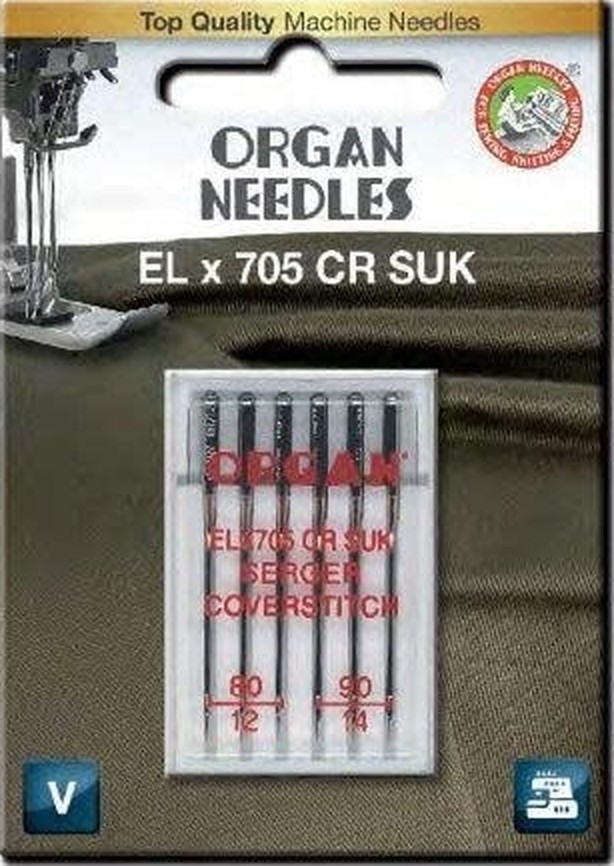 ORGAN ELx705 CR SUK 80/90 needles in packaging
