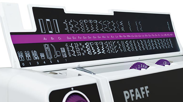 PFAFF Select funkcijos