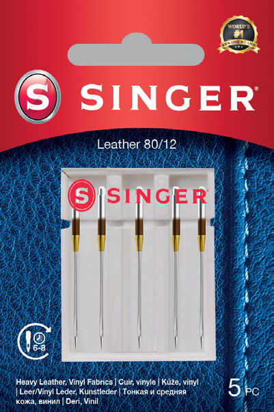 SINGER Leather Needles, 5 pcs